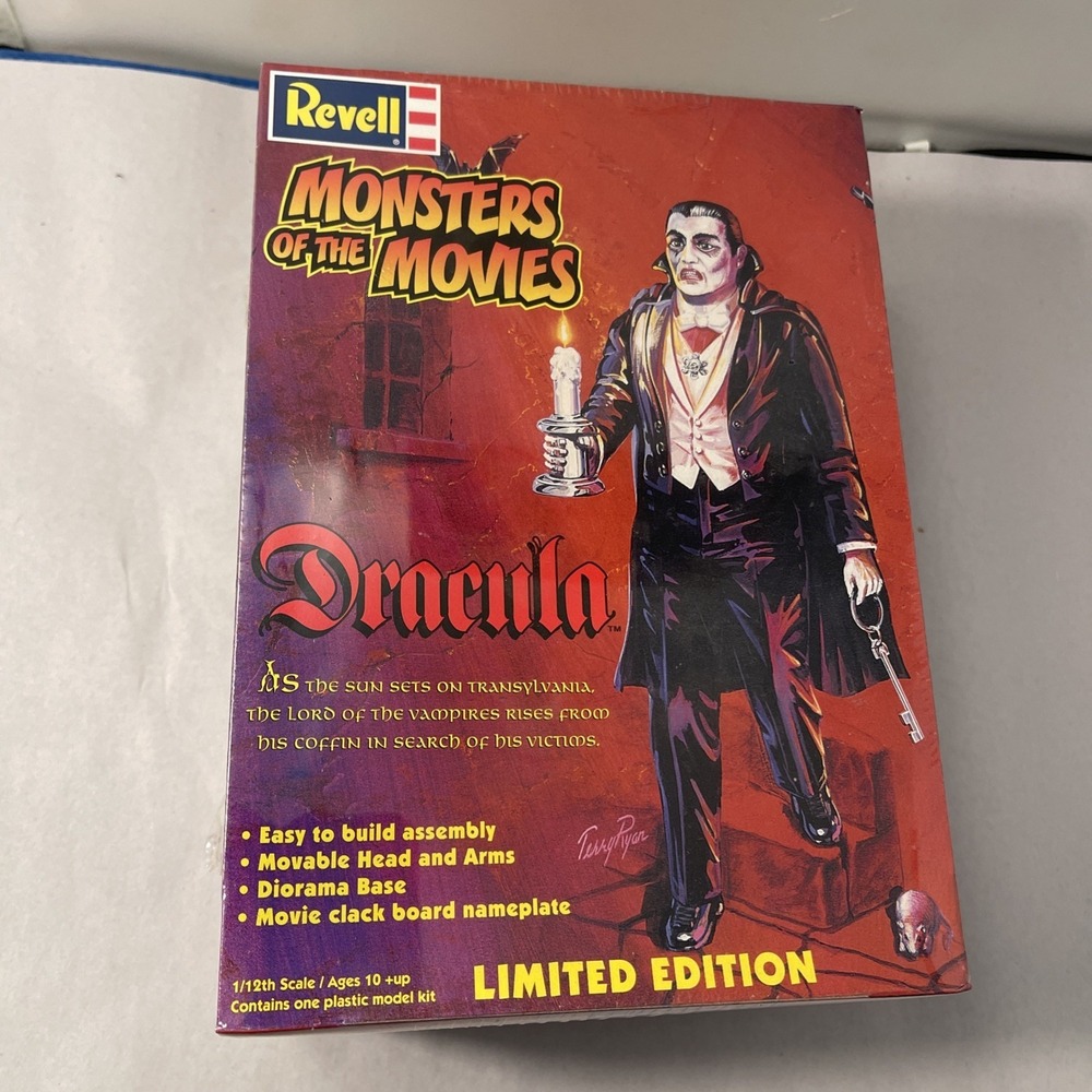Revell 1/12 Scale Monsters of the Movies Universal Monsters Dracula Model New - Picture 12 of 13